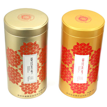 圓形英紅九號(hào)茶葉罐鐵罐_馬口鐵茶葉罐生產(chǎn)廠(chǎng)家